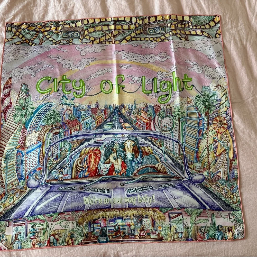 Hermes City of Light Scarf - Multicolor